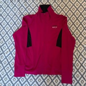 Women Rock Wear Pink Zip Up